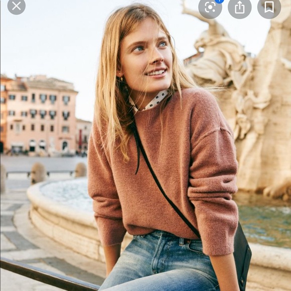 Madewell Sweaters - Madewell pink sweater size small